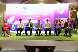 สวพ. มทร.ธัญบุรี เข้าร่วมงานแถลงข่าวโครงการ The Pathumthani innotech & Expo 2025