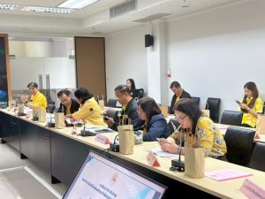 สวพ. มทร.ธัญบุรี เข้าร่วมการประชุมคณะทำงานขับเคลื่อนแผนพัฒนากำลังคนจังหวัดนครนายก ครั้งที่ 2/2568