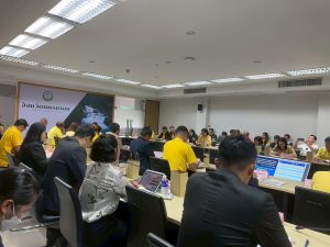 สวพ. มทร.ธัญบุรี เข้าร่วมการประชุมคณะทำงานขับเคลื่อนแผนพัฒนากำลังคนจังหวัดนครนายก ครั้งที่ 2/2568