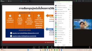 การประชุมชี้แจงแนวทางการจัดทำข้อเสนอโครงการทุน Fundamental Fund (FF) ประจำปี 2570
