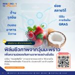 ฟิล์มชีวภาพจากวุ้นมะพร้าว