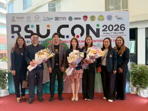 สวพ. มทร.ธัญบุรี ร่วมยินดี 3 นักวิจัยรุ่นใหม่ คว้า “รางวัลระดับดีมาก” จากเครือข่ายวิจัย “ประชาชื่น” ประจำปี 2568