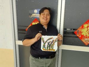 กิจกรรมส่งเสริมสุขภาพบุคลากร Art & Mindfulness : เพ้นท์สีบนกระเป๋าผ้า